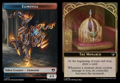 Elemental (0037) // The Monarch (0050) Double-Sided Token